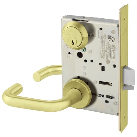 Sargent Grade 1 Storeroom or Closet Mortise Lock, J - Lever, LN - Rose, Field Reversible, Conventional Cylin 8204 LNJ 4
